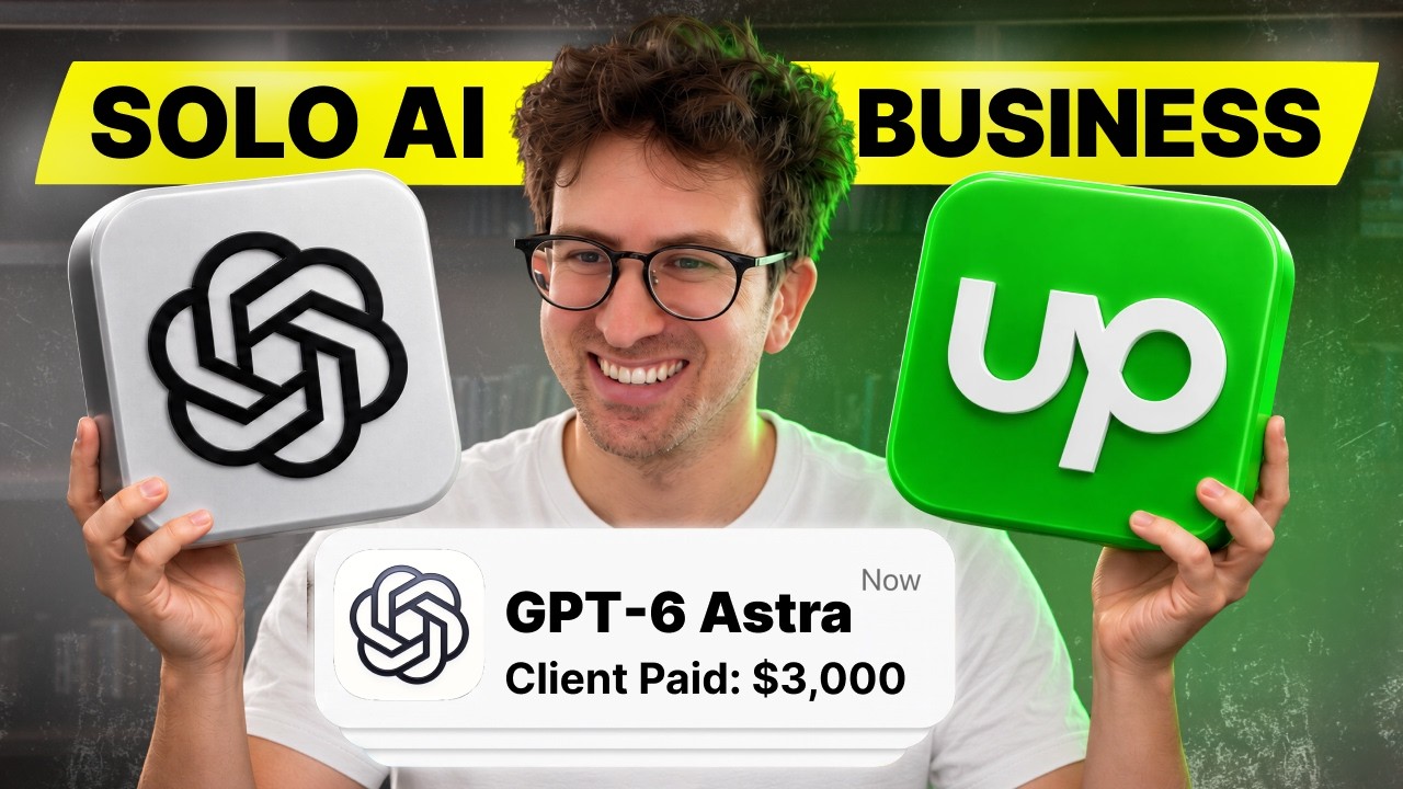 一人 AI 服務公司完整解析 2026:在 Upwork 接單、讓 GPT-6 Astra 做完——主控台、6 個建構 Prompt 與 70% 毛利的「半自動化公司」